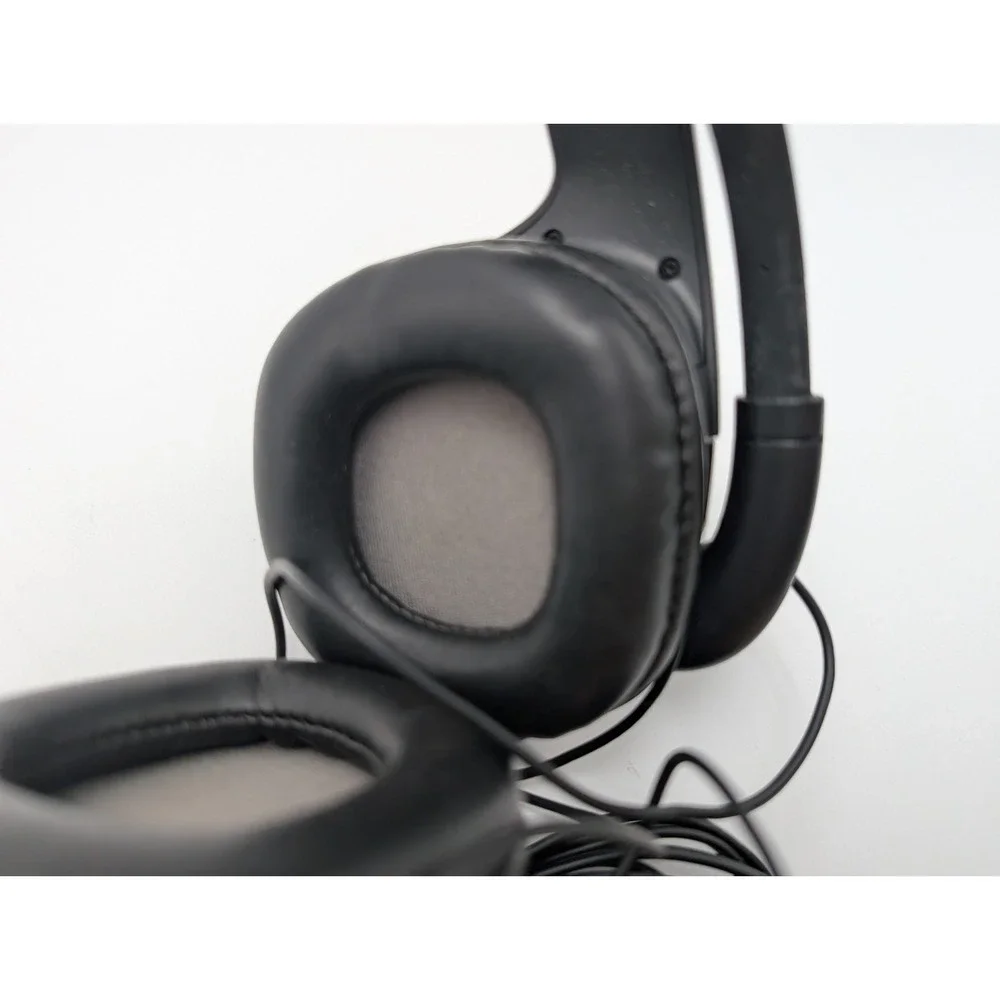 Plantronics Headphone Audio C6.A355 Black Headband Headsets with Mic‎ Aux